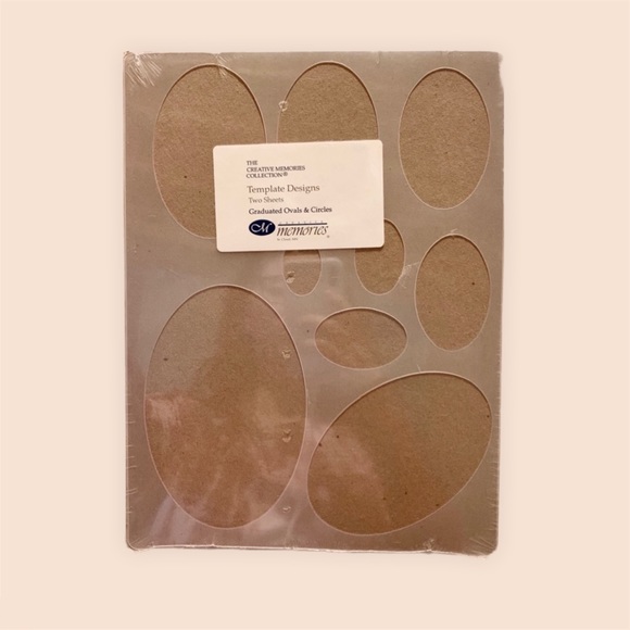 Creative Memories Oval & Circle Template Designs - Picture 1 of 2